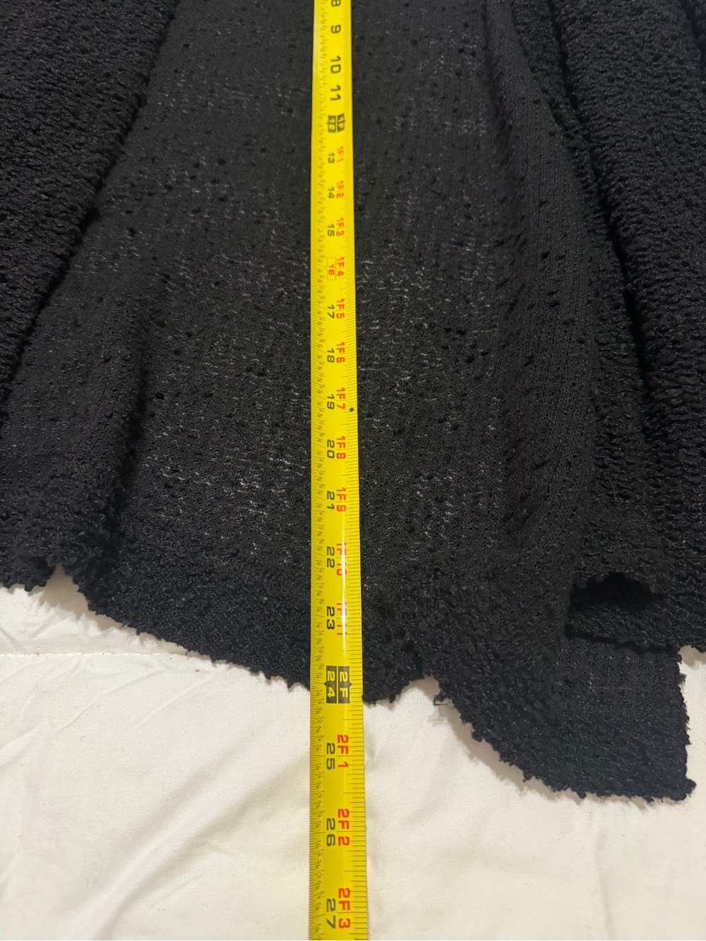 wild fable Black Open-Front Bouclé Cardigan Sweater - Picture 4 of 5